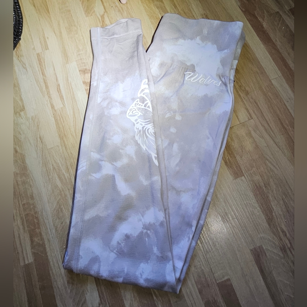 DARC SPORT EVERSON SEAMLESS LEGGINGS IN IVORY MARBLE